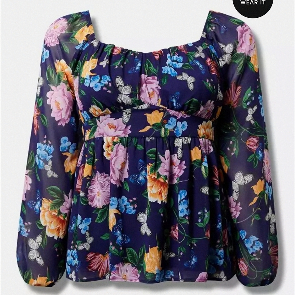 Torrid  Peplum Blouse